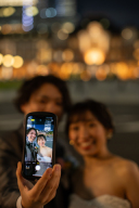 【洋装ロケフォト】スマホを使ったポージング♪【東京駅前】