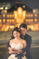 優しめバックハグ。