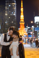【東京タワー】東京駅と東京タワーどちらも撮れるプラン♪【洋装ロケ】