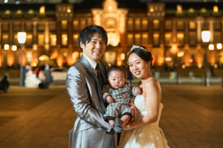 【ファミリーフォト】赤ちゃんもご一緒に♡【東京駅＆丸の内】