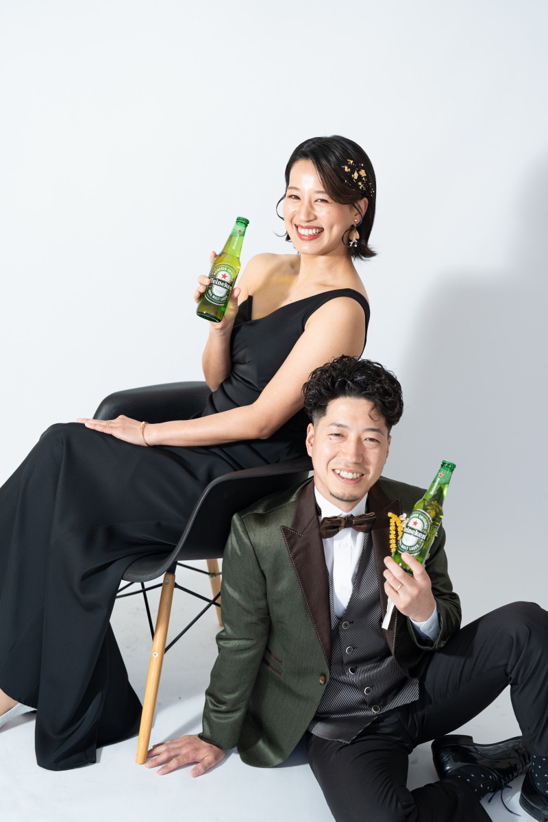 【小物お持込自由】瓶ビールのCMのように楽しく！【スタジオ撮影】
