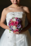 【ブーケお持込み無料】生花のボールブーケで華やかに♪