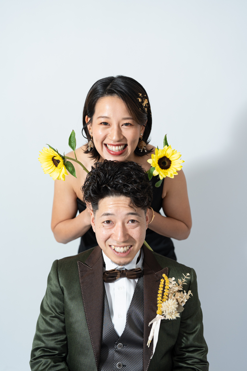 【小物お持込自由】夏らしい向日葵で明るいショット！【洋装スタジオ】