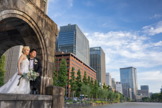 【和田倉門】明るい時間の撮影もロマンティック！【丸の内ロケ】