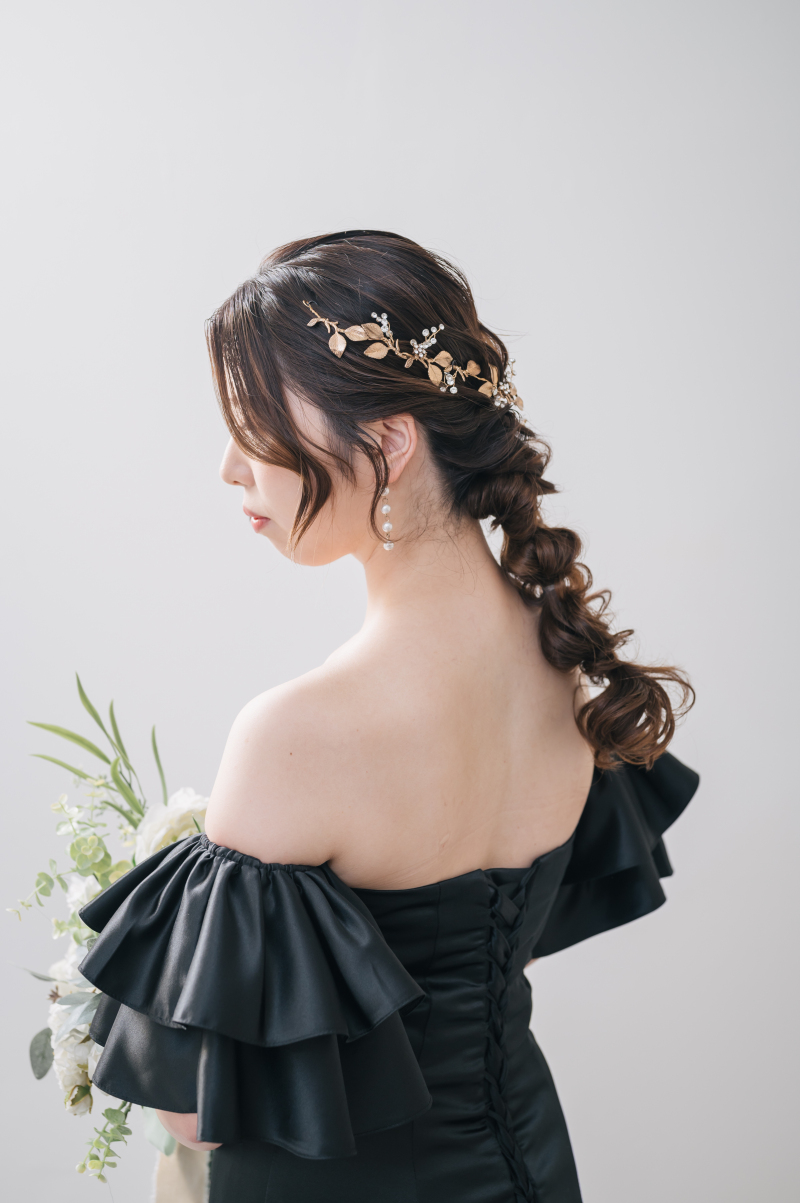 【ヘアアレンジ】こなれ感を演出する編み下ろしヘア【洋装スタジオ】