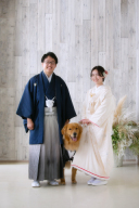 大切なペットと一緒に可愛いフォトウェディング