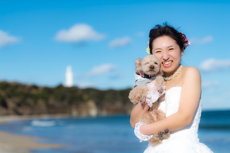 大切なペットと一緒に可愛いフォトウェディング