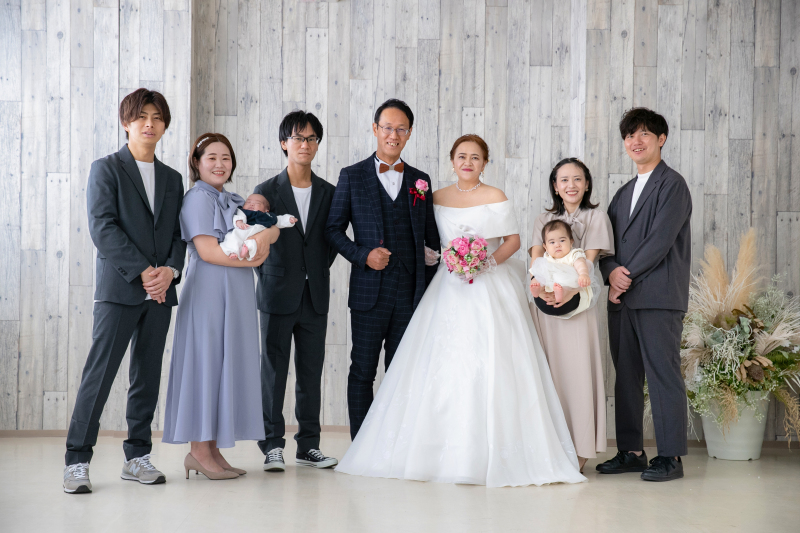 大切な家族と祝うフォトウェディング