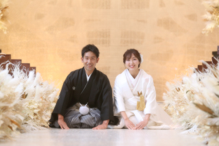 和装の定番"正座ショット"