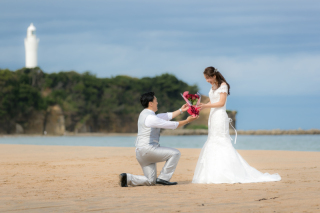 パートナーへ感謝を伝えるサプライズフォト