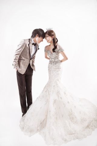 マーメイドドレスでフォトウエディング♪