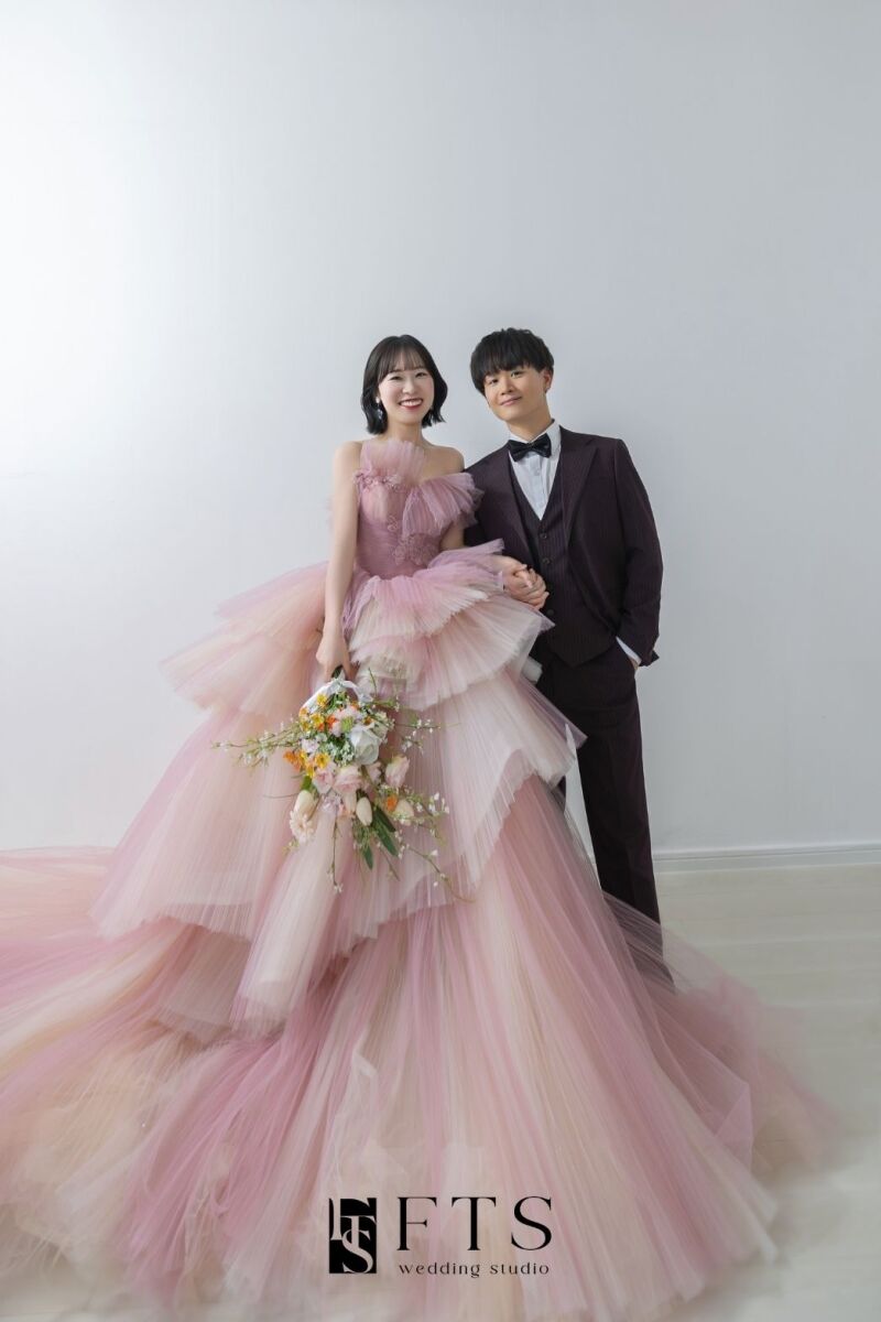 カラードレスのヘアスタイル❤︎