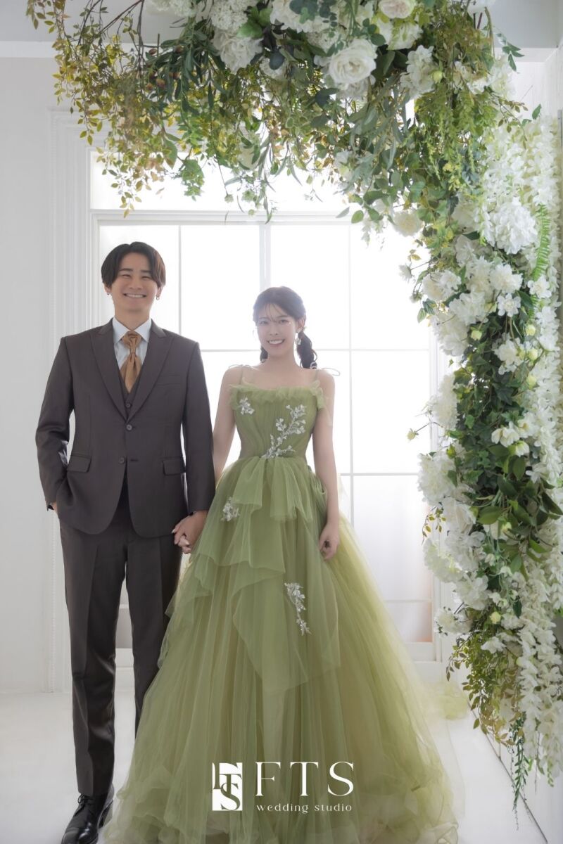 カラードレスのヘアスタイル❤︎