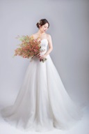 ドレスが綺麗に見えるショット♪