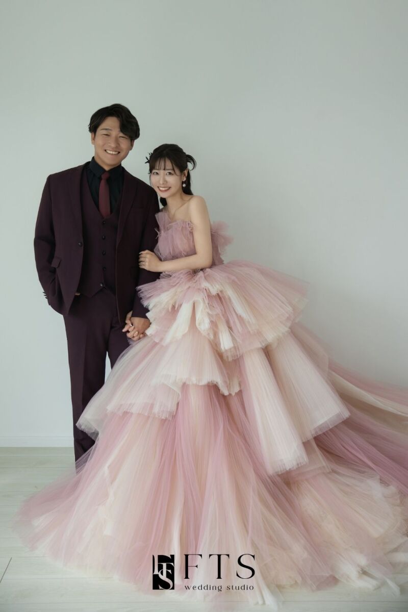 カラードレスのヘアスタイル❤︎