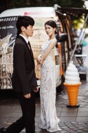 新作ドレス&times;カチモリヘア