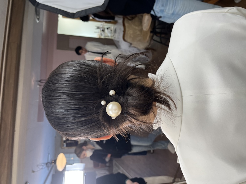 パールの髪飾り♡