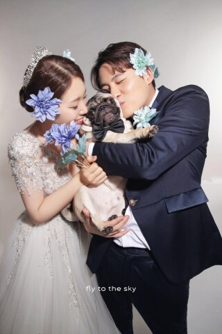 ペットと一緒にフォトウェディング♬