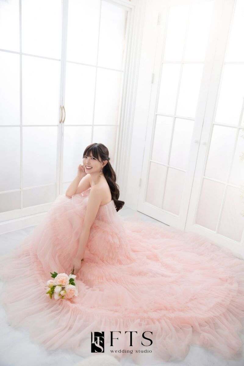 カラードレスのヘアスタイル❤︎