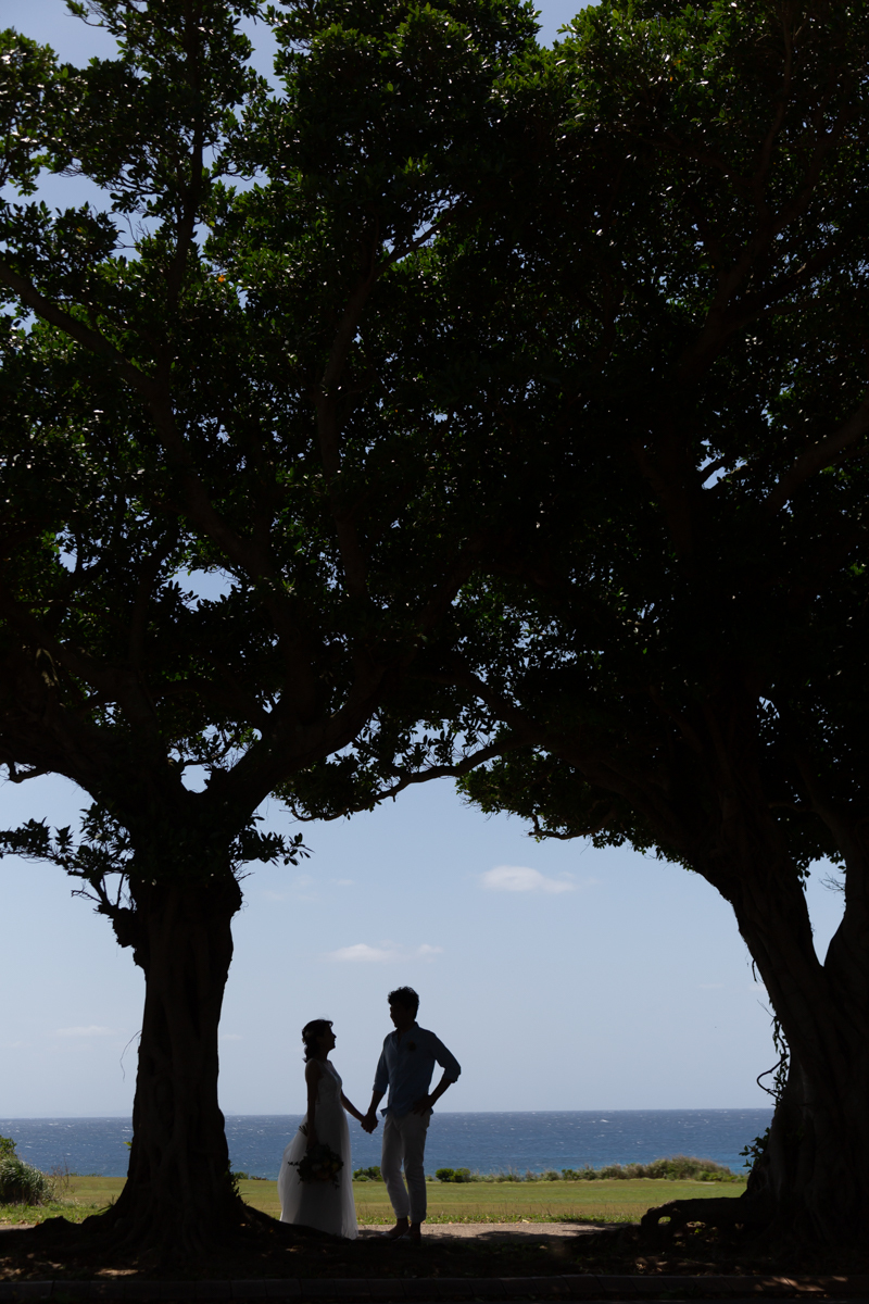 シルエットも素敵 公開日 22年1月日 Mille Image ミルイメージ 沖縄県でフォトウェディング探すならphotorait