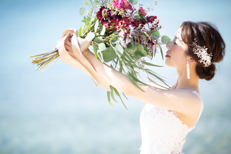 花束を君に 公開日 21年7月13日 Mille Image ミルイメージ 沖縄県でフォトウェディング探すならphotorait