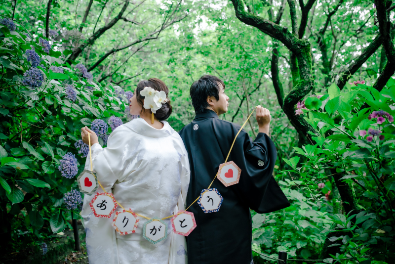 撮影の様子をご紹介します！❁ ～和装2点ロケ地1カ所 編～