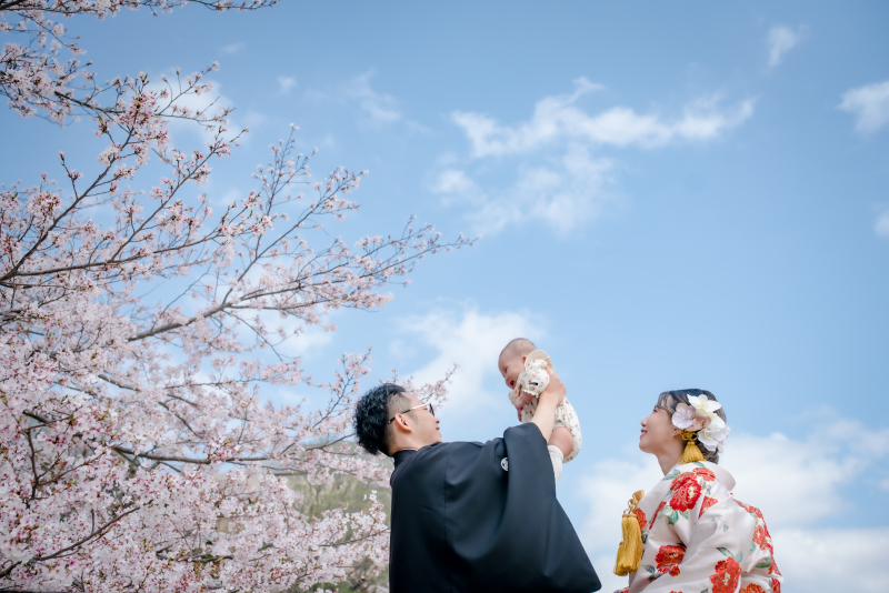 ❁　桜ロケーション撮影　❁ ② ファミリーフォト 前編