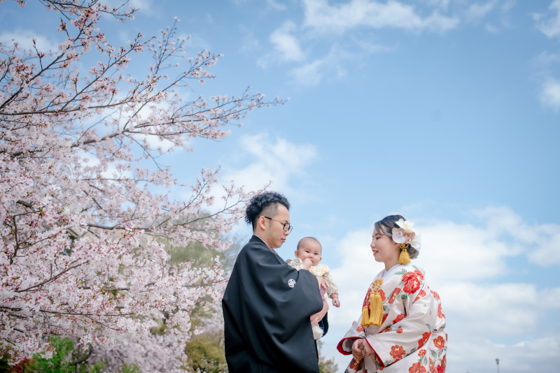 ❁　桜ロケーション撮影　❁ ② ファミリーフォト 前編