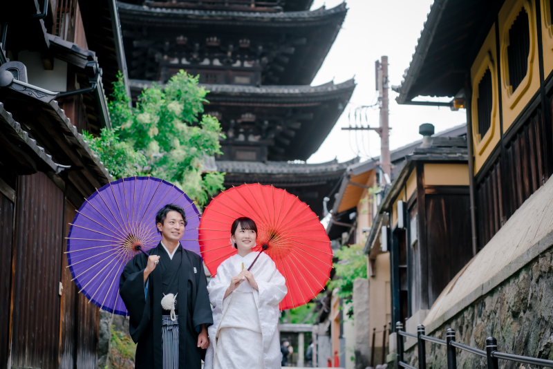 ❁ ９月の八坂の塔周辺撮影風景 ❁ ➀