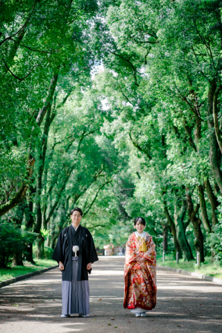 撮影の様子をご紹介します!❁ ~和装2点ロケ地2カ所② 後編~