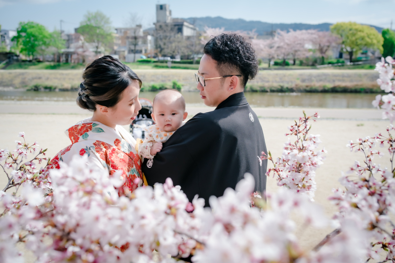 ❁　桜ロケーション撮影　❁ ② ファミリーフォト 前編