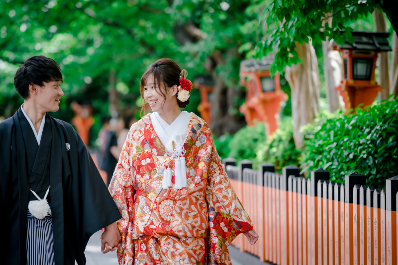 撮影の様子をご紹介します!❁ ~和装2点ロケ地2カ所 前編~