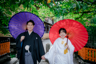 撮影の様子をご紹介します!❁ ~和装2点ロケ地2カ所② 前編~