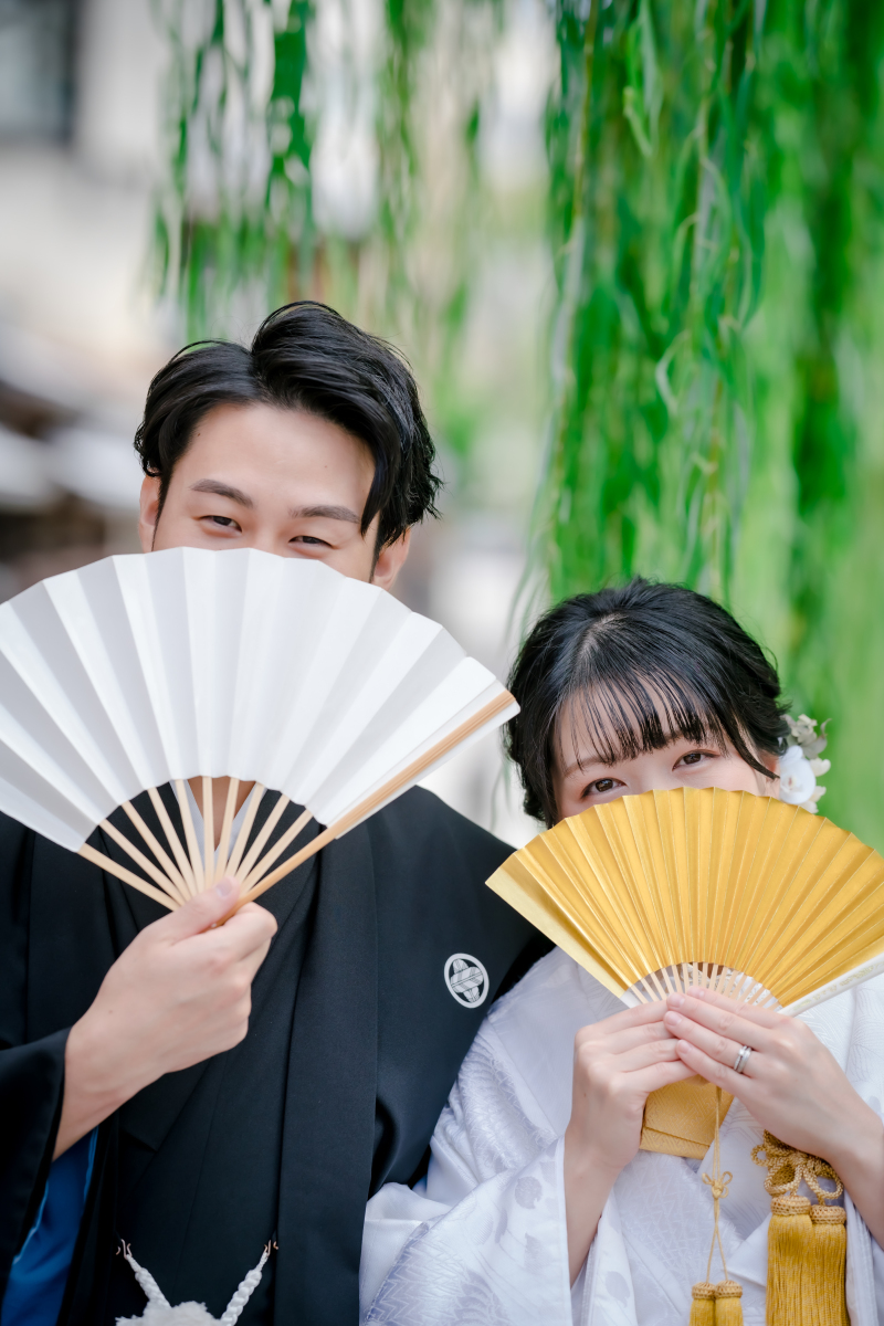 撮影の様子をご紹介します!❁ ~和装2点ロケ地2カ所② 前編~