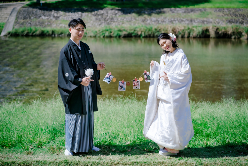 撮影の様子をご紹介します！❁ ～和装1点ロケ地2カ所 編～