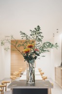 四季折々のお花で皆さまをお出迎え