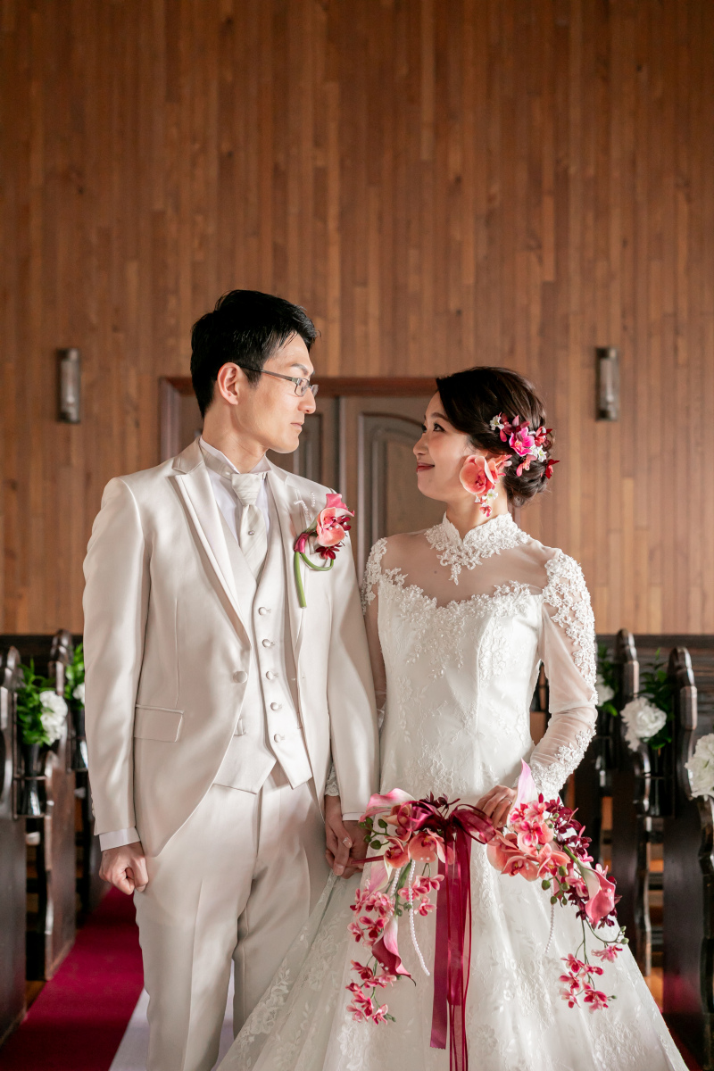 お花を使ったコーディネート紹介