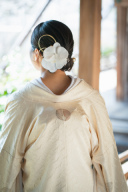 和装ヘア　水引き集