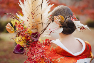 和装ヘッドアクセ