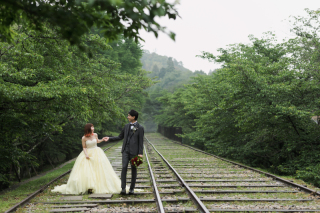 壮大な自然での撮影【蹴上インクライン】