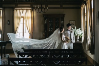 秋にピッタリ!レトロフォトウェディング