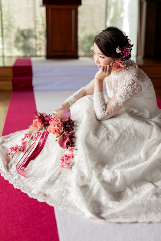 お花を使ったコーディネート紹介