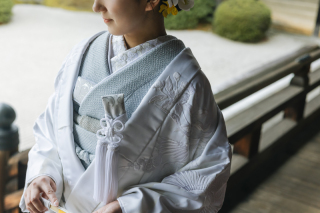 白無垢×掛下コーディネート