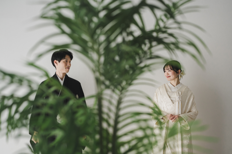 スタジオ&times;白無垢