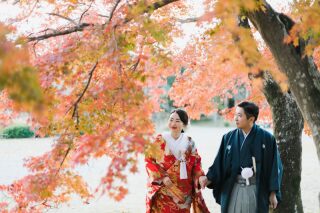 自然豊かな、大覚寺での撮影風景のご紹介