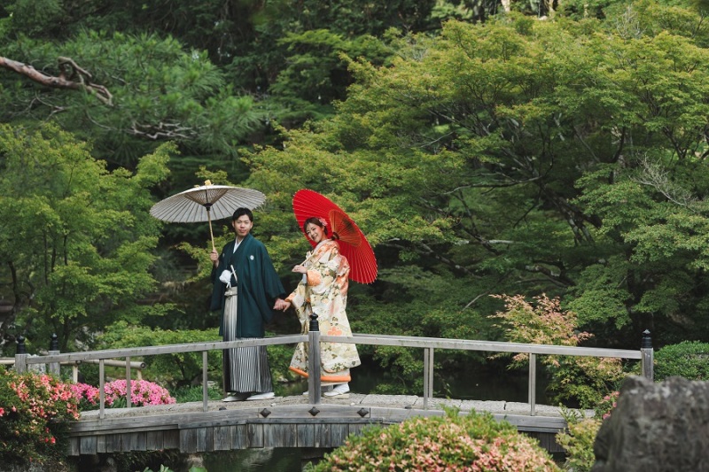 和装衣装紹介☆【ロケ地　金戒光明寺】