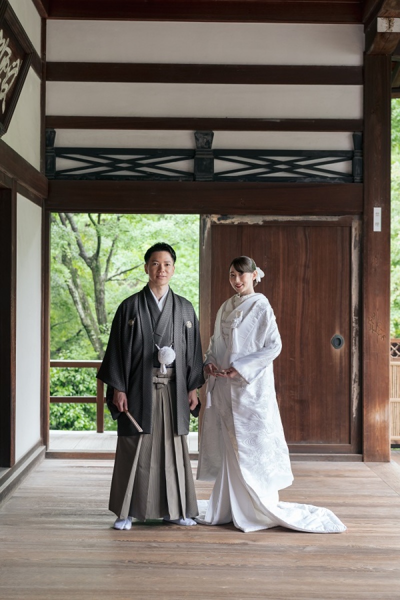 東福寺にて撮影されたお二人のお衣装紹介！