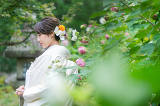 髪飾りの色合い