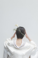 シュートへア×髪飾り