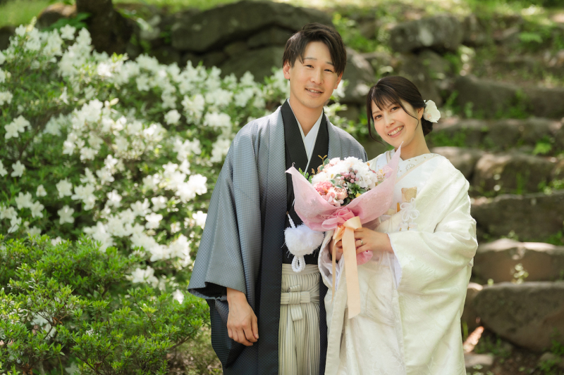 季節の花と一緒に｜6月・7月の軽井沢フォトウェディング